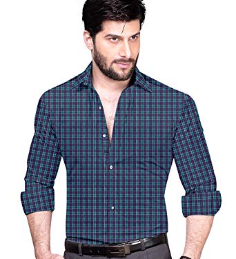 Short Sleeve Cotton Mens Casual Shirts, Technics : Woven, Pattern : Checked, Plain, Printed, Striped