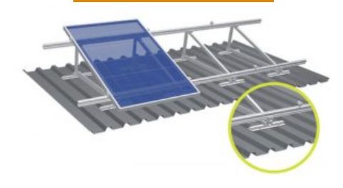 Rooftop Solar Structure, for Commercial