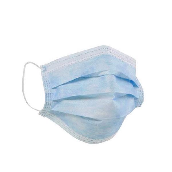 Elastic Two Ply Face Mask, Size : 175 mm x 95mm