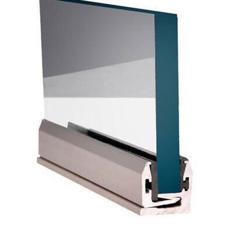 Seyon Silver Aluminum Glass Glazing Profile, for Building Use, Grade : AISI, GB
