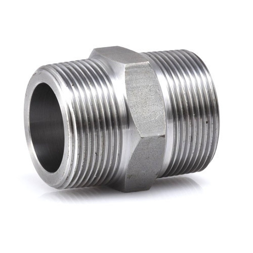 Polished Stainless Steel Nipples, for Pipe Fittings, Feature : Fine Finished, Superior Quality