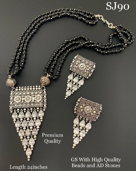 German Silver Necklace Set, Feature : Good Quality, Perfect Shape, Corrosion Proof