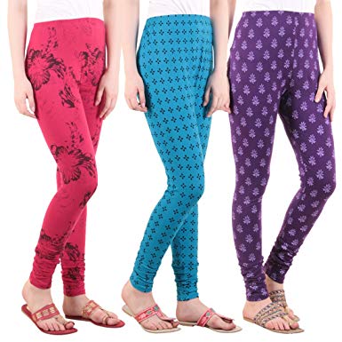 Cotton Fabric Printed Leggings, Size : Free Size