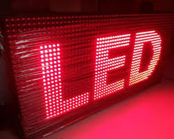 Rectangular Red LED Display Board, for Advertising, Malls.Market, Railway Station, etc., Voltage : 220V