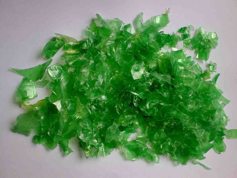 Green PET Bottle Flakes, For Plastic Recycle, Packaging Size : 25kg