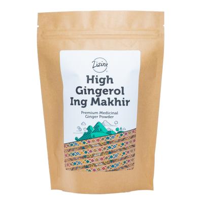 Zizira Organic Ing Makhir Ginger Powder, for Cooking, Medicine, Packaging Type : Plastic Packet