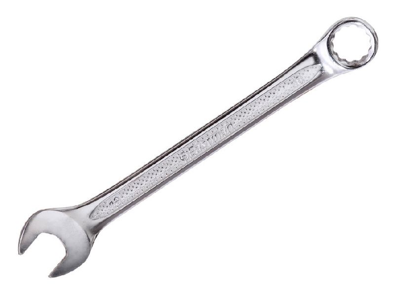 Knurling Cold Stamped Combination Spanner, Color : Silver