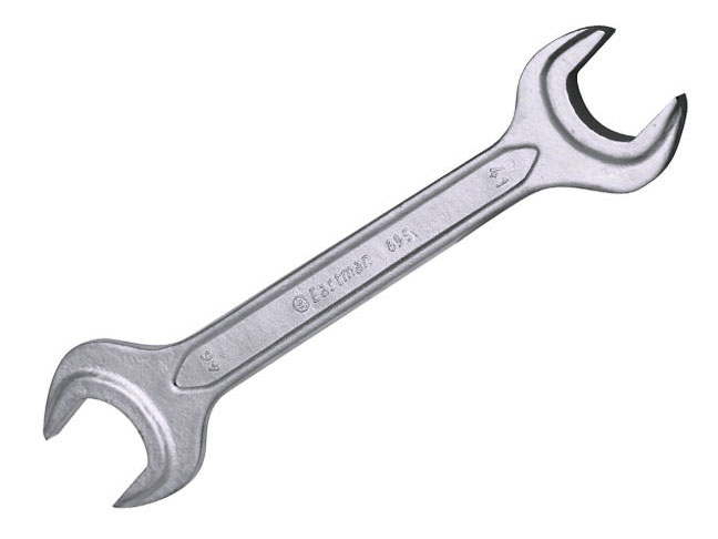 Double Open Ended Spanner (Recessed Panel) Duly Hardened & Tempered