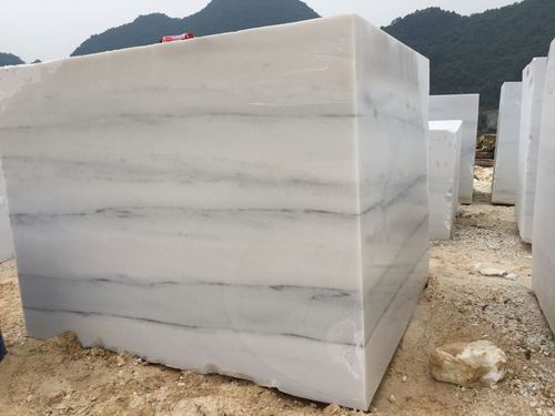 Greenish White Marble Blocks