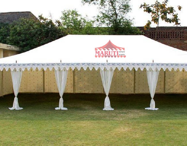 Cotton Maharaja Tents, for Party, Picnic, Pattern : Plain