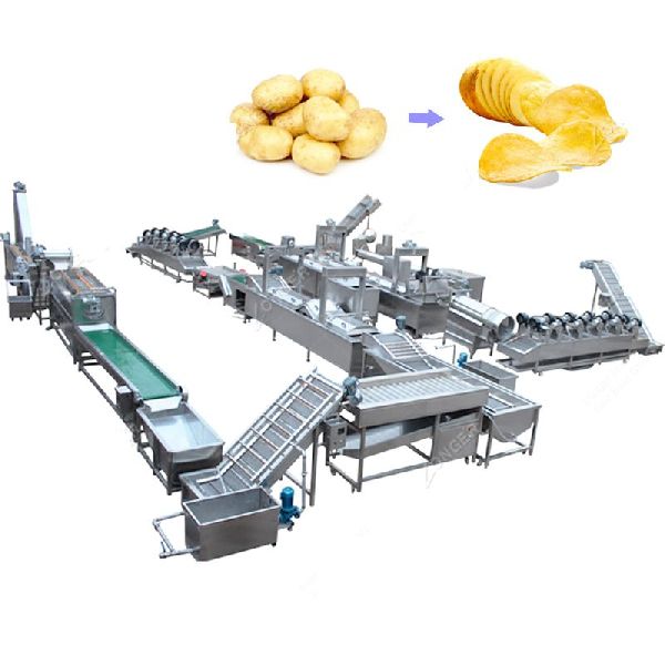 Fully Automatic French Fries and Potato Chips Making Plant