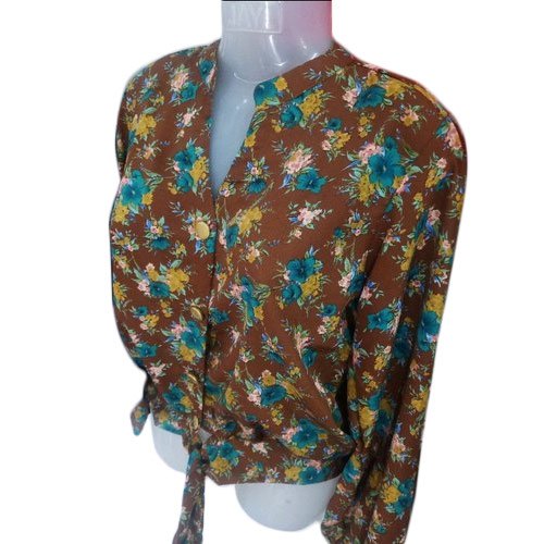 Full Sleeve Ladies Designer Printed Top, Occasion : Casual Wear