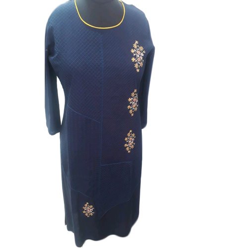 Ladies Fancy Embroidered Kurti, Occasion : Casual Wear
