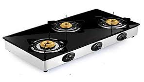 Glass Top Gas Stove, for Cooking, Feature : Best Quality, Corrosion Proof, High Efficiency, Light Weight