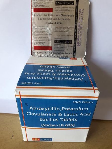 Snclav-LB 625 Tablets, Purity : 99.0%