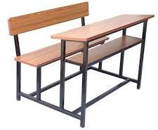 Non Polished Plain Steel School Desks, Shape : Rectangular, Square
