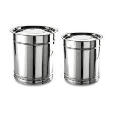 Non Polished Plain Stainless Steel Storage Drum, Grade : AISI, BS, GB