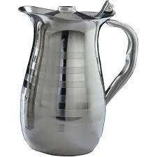 Round Non Polished Stainless Steel Water Jug, for Coffee, Style : Antique, Common