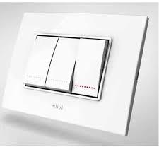 Oval ABS Modular Switches, Color : Grey, White