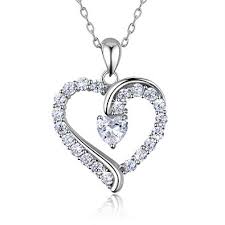 Non Polished Silver Pendent Heart, for Colleges, Hotels, Malls, Offices, Parkings, School, Feature : Durable