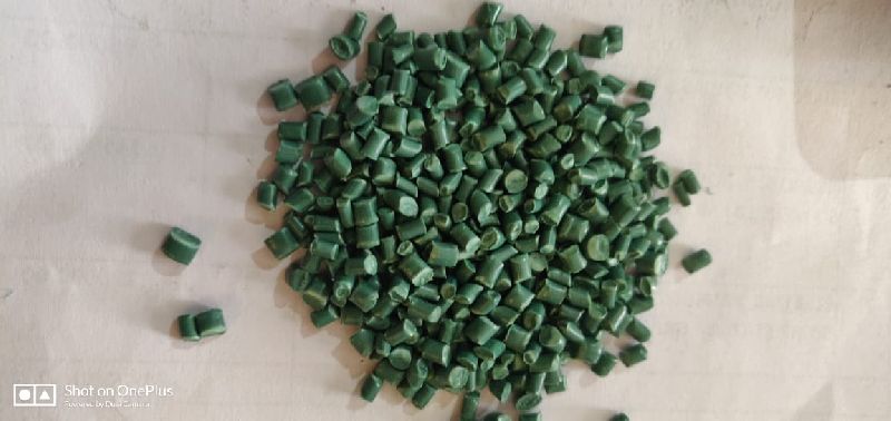 Green Raffia Plastic Granules