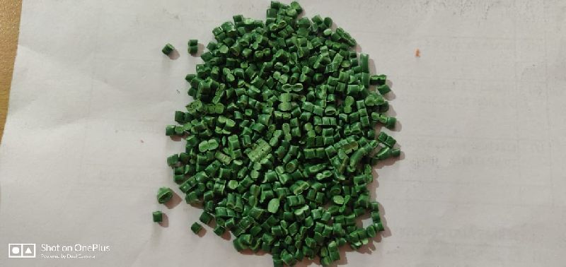 NV Green PP Plastic Granules, for Injection Molding, Shape : Oval, Rectangular