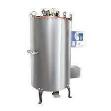 Polished Carbon Steel Vertical Autoclave, Certification : CE Certified, ISO 9001:2008