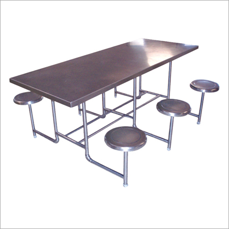 Rectangle Stainless Steel Dining Table, for Cafe, Garden, Home, Hotel, Restaurant, Size : Multisizes