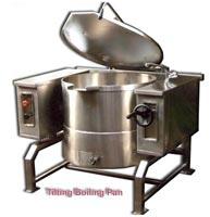 Coated Stainless Steel Tilting Boiling Pan, Feature : Attractive Design