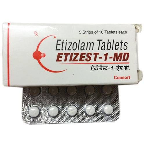 Etizest 1mg Tablets, Packaging Size : Pack Size