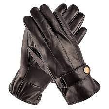 Leather Gloves, for Construction, Industrial, Riding, Size : M