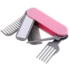 Plain plastic hair comb, Packaging Size : Corrugated Box