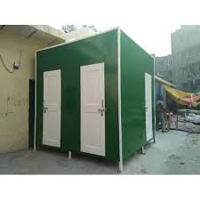 Non Polished Public Portable Toilet, for Commercial Use, Industrial Use, Size : 10ft, 7ft, 8ft, 9ft