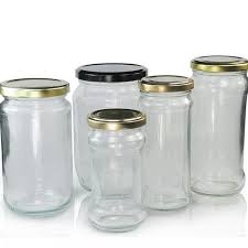 Glass Jar, for Oil, Water, Feature : Eco Friendly, Elegant Design, Fine Finish, Light Weight, Optimal Durability