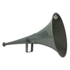 Battery Aluminium Trumpet Horn Speaker, for Industrial Use, Feature : Clear Sound, Low Maintenance