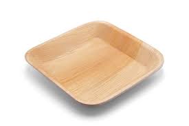 7 inch Areca Leaf Square Plate, for Serving Food, Feature : Biodegradable, Disposable, Light Weight