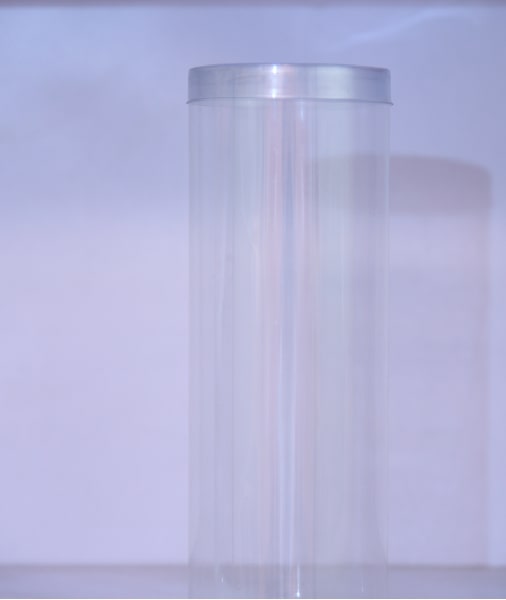 Plain Plastic PVC Cylinder Box, Shape : Cylendrical