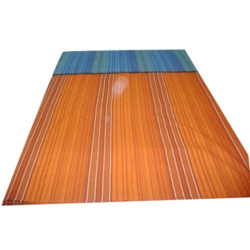 Striped Bed Cover and Throws
