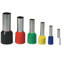 Coated Non Polished Aluminum Cord End Terminals, for Electrical Use, Industrial Use, Color : Golden