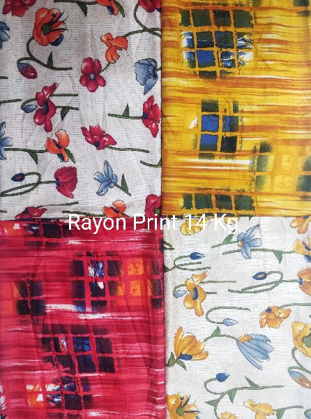 rayon printed fabric