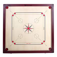 Wool Finished Hemlock Wood Carrom Board, for Playing, Pattern : Printed