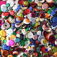 Non Polished PVC Sequins, for Beading, Decoration Use, Hand Embroidery, Handwork, Making Jewellery