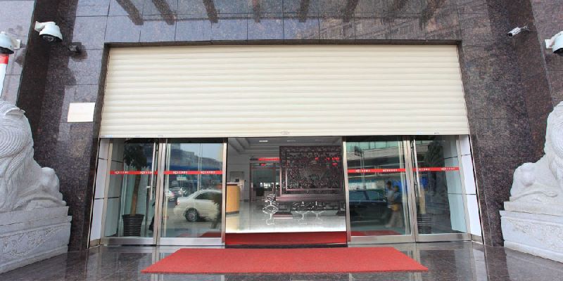 Aluminum Electrical remote control rolling shutter, Color : Grey, Metallic, Shiny Silver, Silver, Smoke Grey