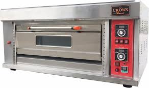 Gas Automatic Aluminum Deck Oven, for Baking, Heating, Color : Black, Brown