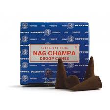Nag Champa Cones Dhoop Fragrance, for Spiritual Use, Packaging Type : Paper Box, Plastic Packets