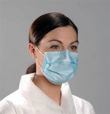 Cotton Face Mask, for Clinical, Food Processing, Hospital, Pharmacy, rope length : 4inch, 5inch