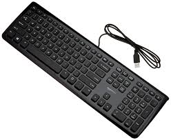 ABS Plastic Computer Keyboard, for Laptops, Cable Length : 1.5Ft, 2, 2Ft, 3.5Ft, 3Ft, 4Ft, 5Ft