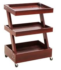 Rectangular Color Coated Fiber spa trolley, for Hotel, Parlour, Color : Brown, Creamy, Grey, Off White