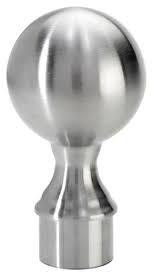 Non Poilshed Stainless Steel Finial, for Curtain Rods, Length : 1inch, 2inch, 3inch, 4inch, 5inch