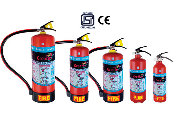 ABC Dry Powder Fire Extinguisher, Gas Type : CO2